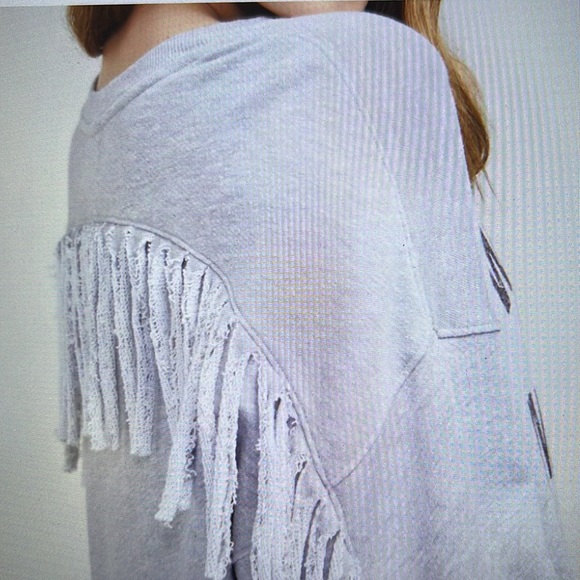 New In plastic Fringe Sweatshirt - Picture 8 of 8